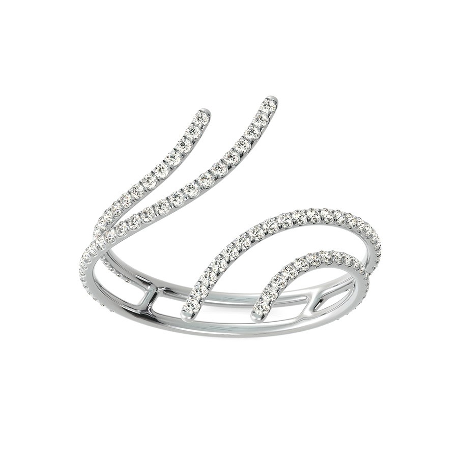 2 Row Detached Skinny Ring