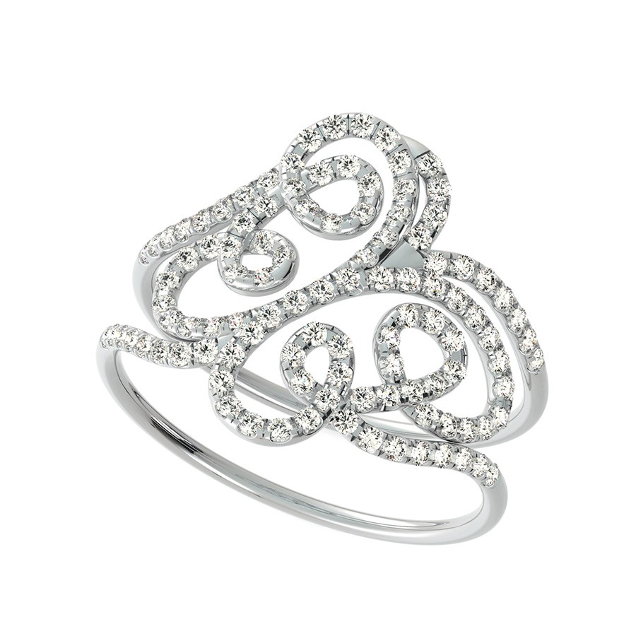 Scrolled Skinny Ring