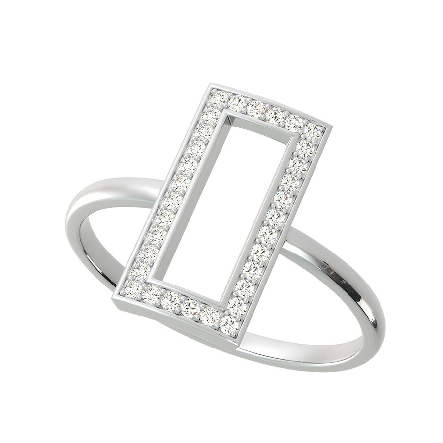 Rectangular Fashion Ring