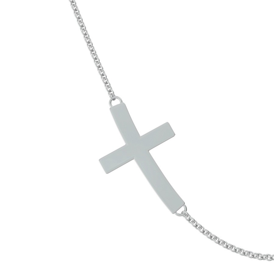 Sideways Cross Pendant