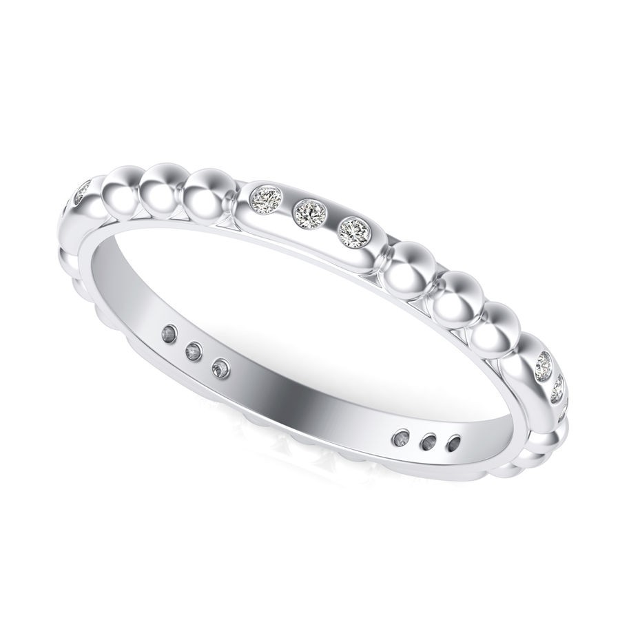 Bar and Ball Fashion Ring