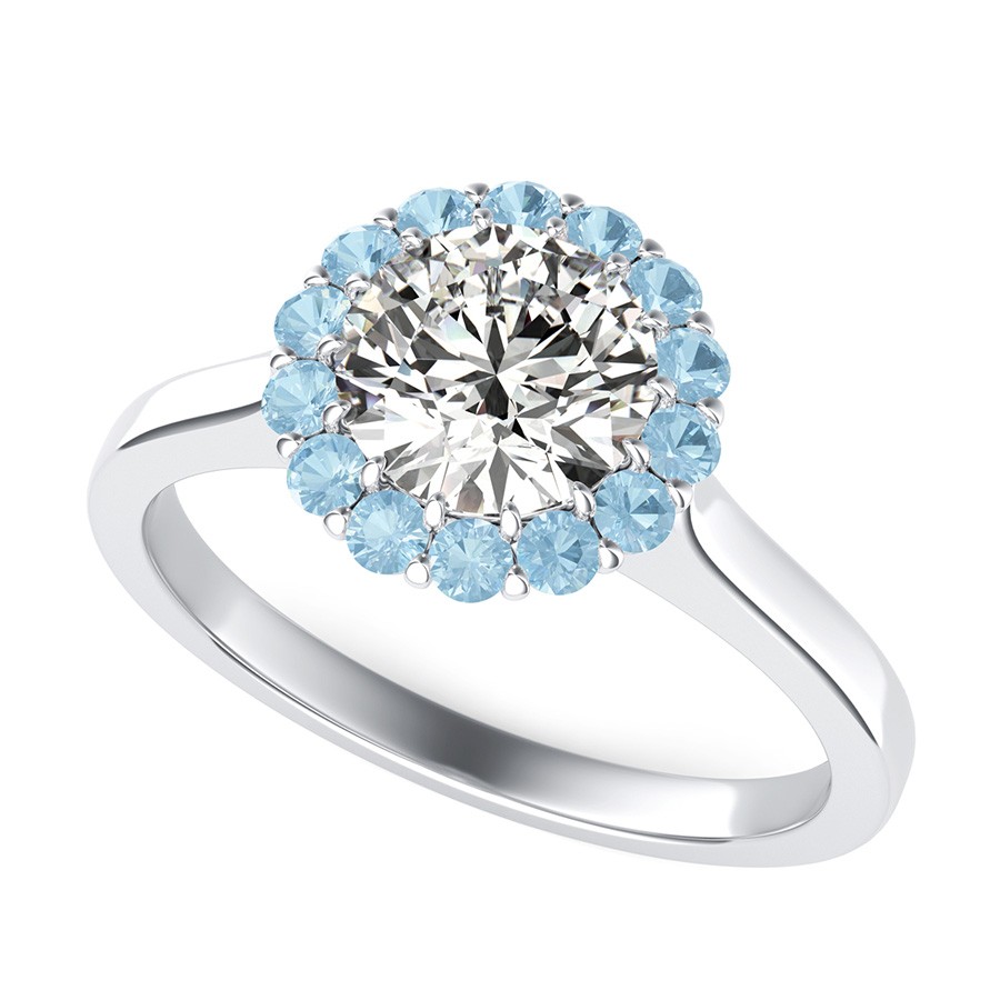 Vero Halo Engagement Ring