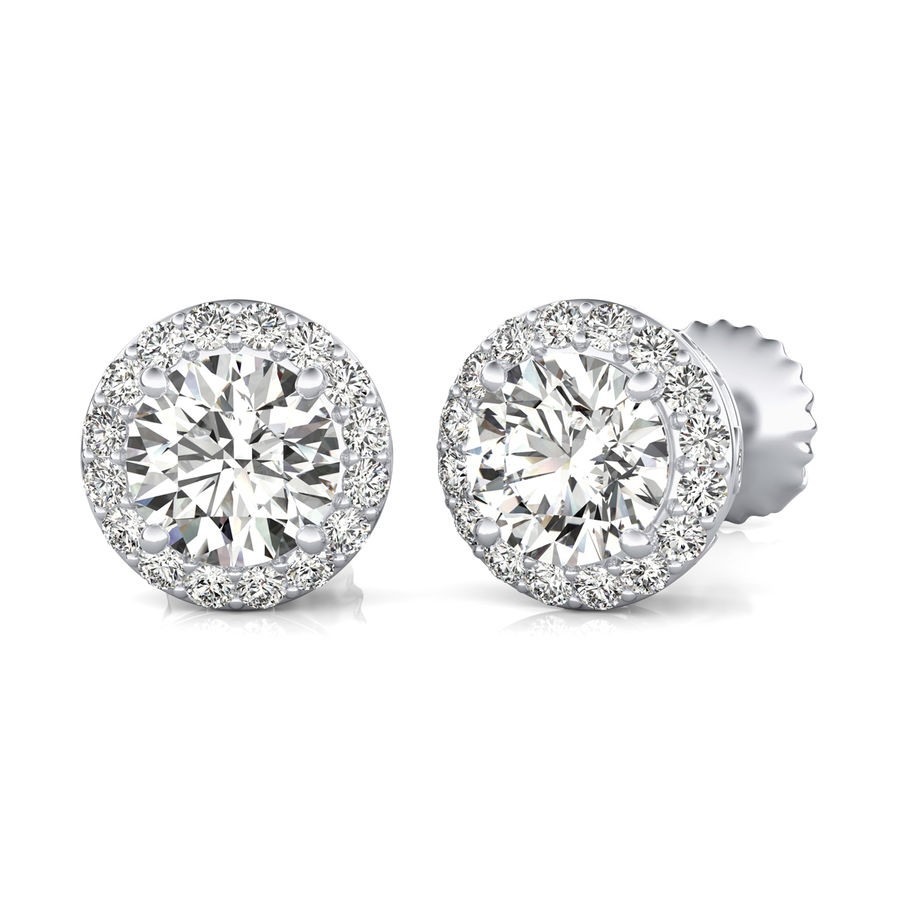 Halo Stud Earrings