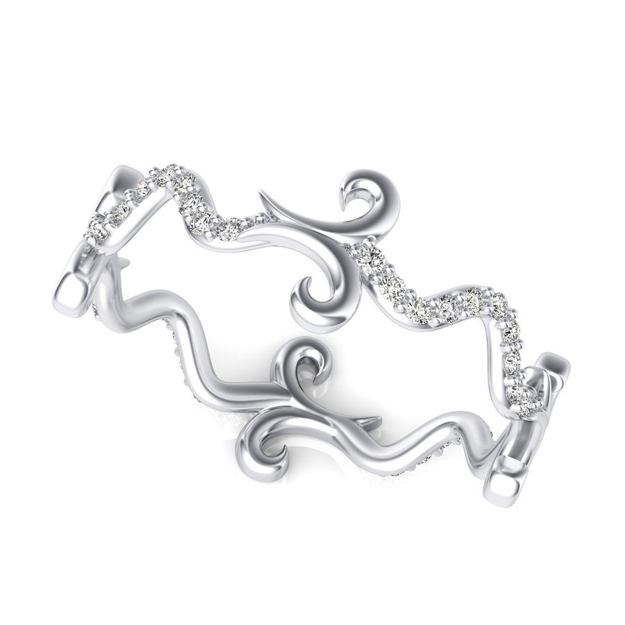 Twist and Curls Fashion Ring