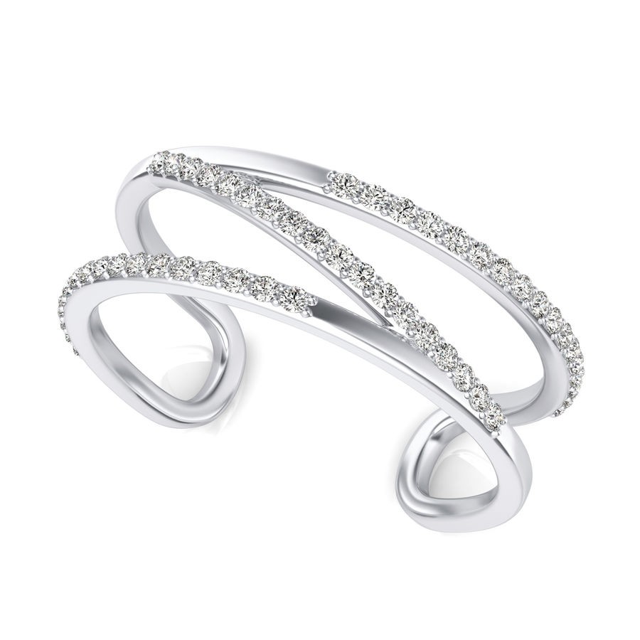 Zig Zag Stackable Ring