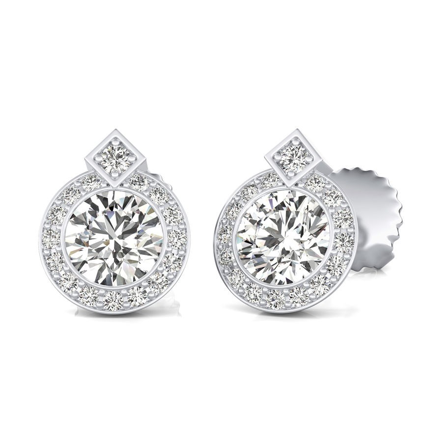 Halo Stud Earrings