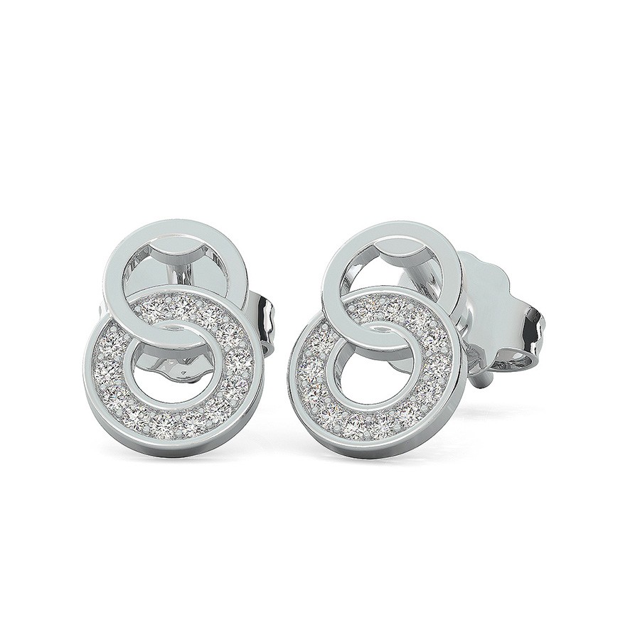 Interlocking Circle Earrings