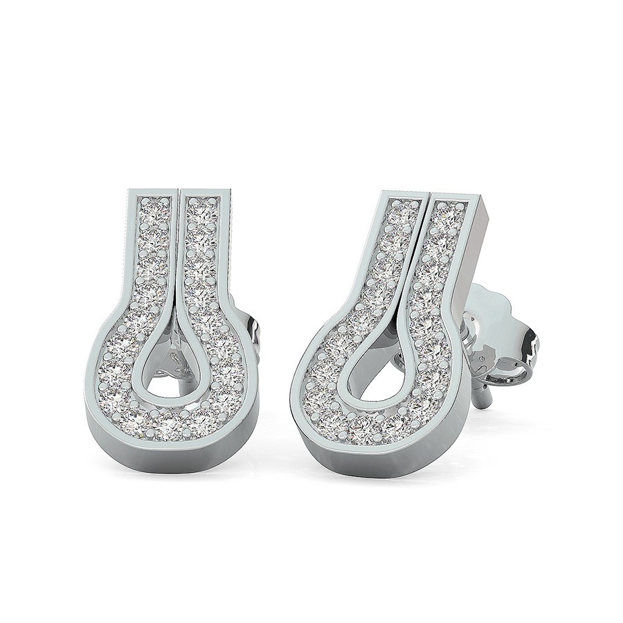 Ribbon Hole Earrings