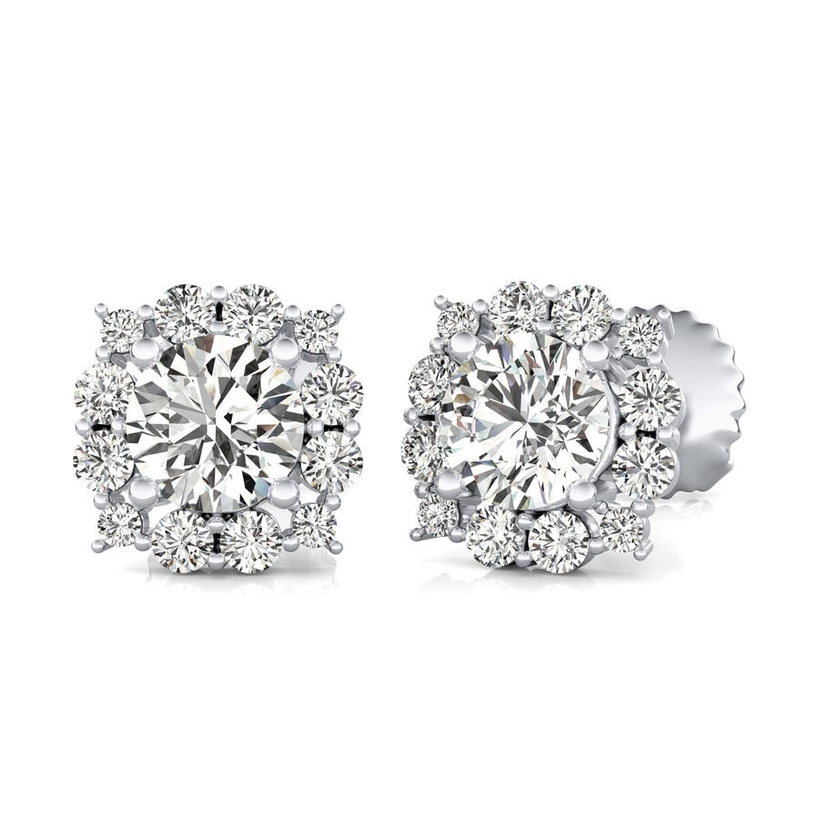 Halo Stud Earrings