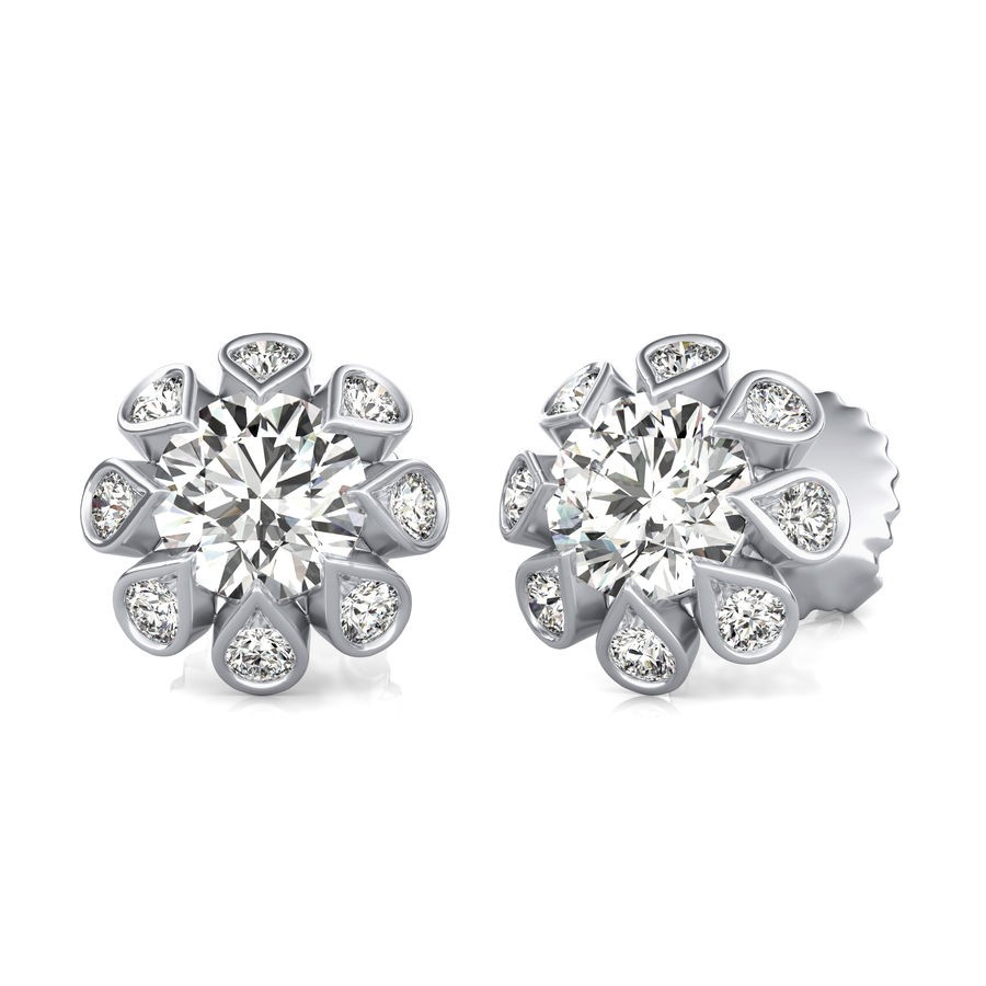 Halo Stud Earrings