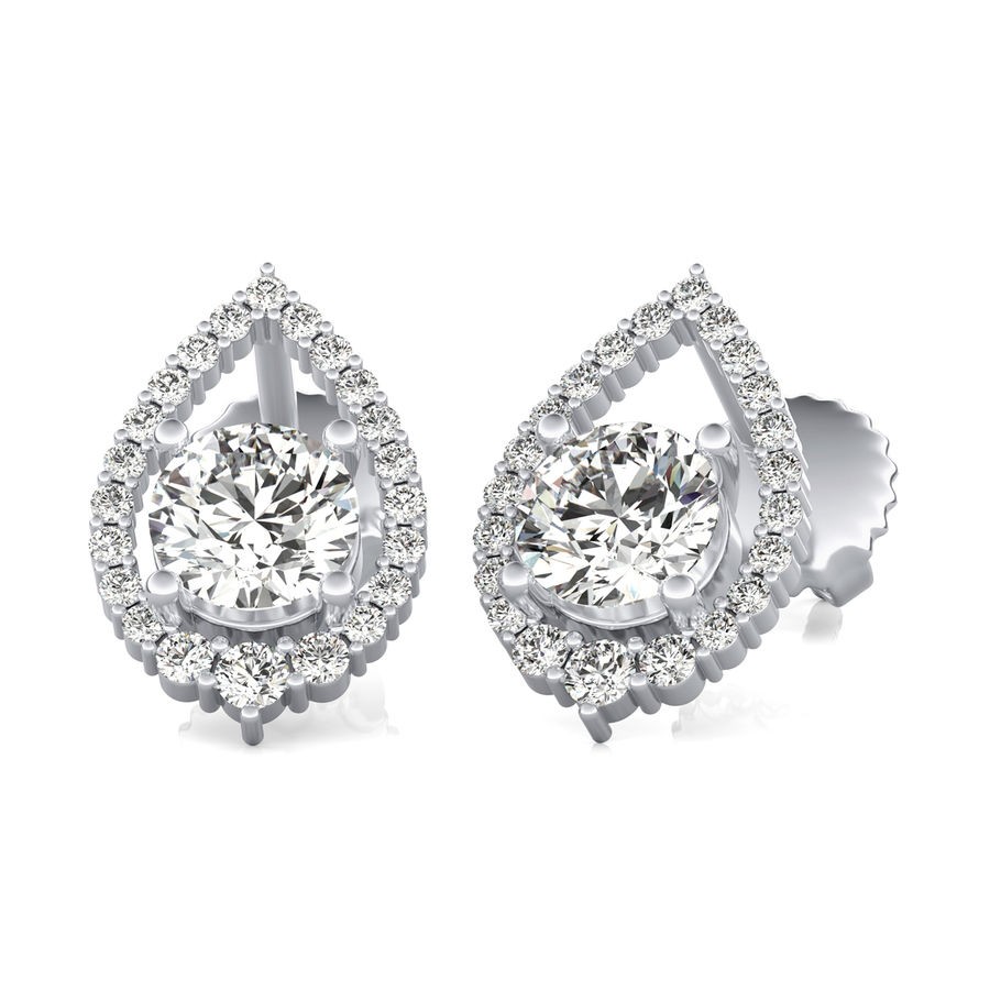 Halo Stud Earrings