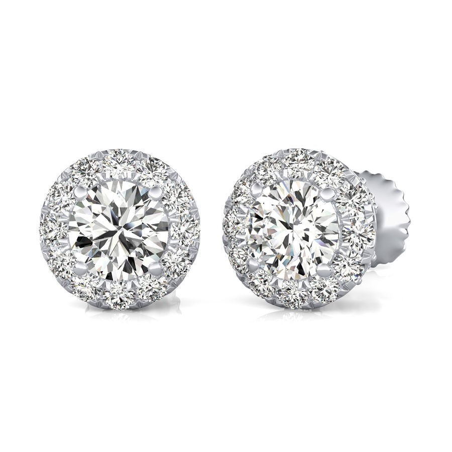 Halo Stud Earrings