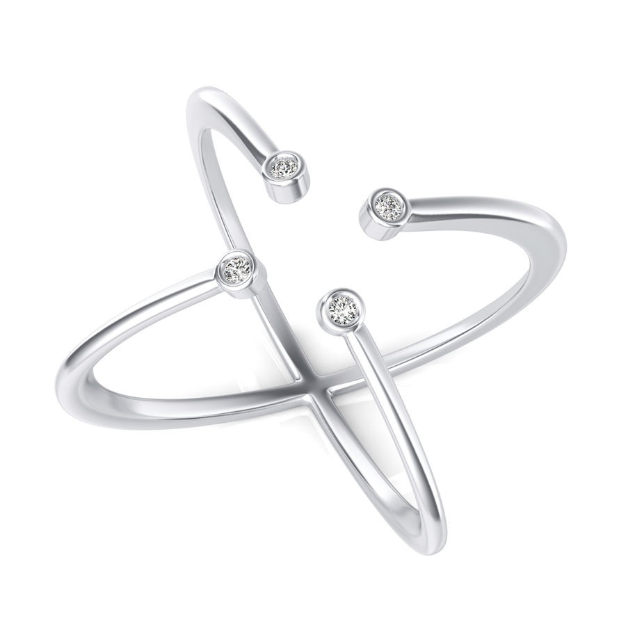 X Criss Cross Ring