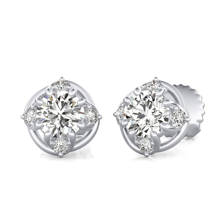 Halo Stud Earrings