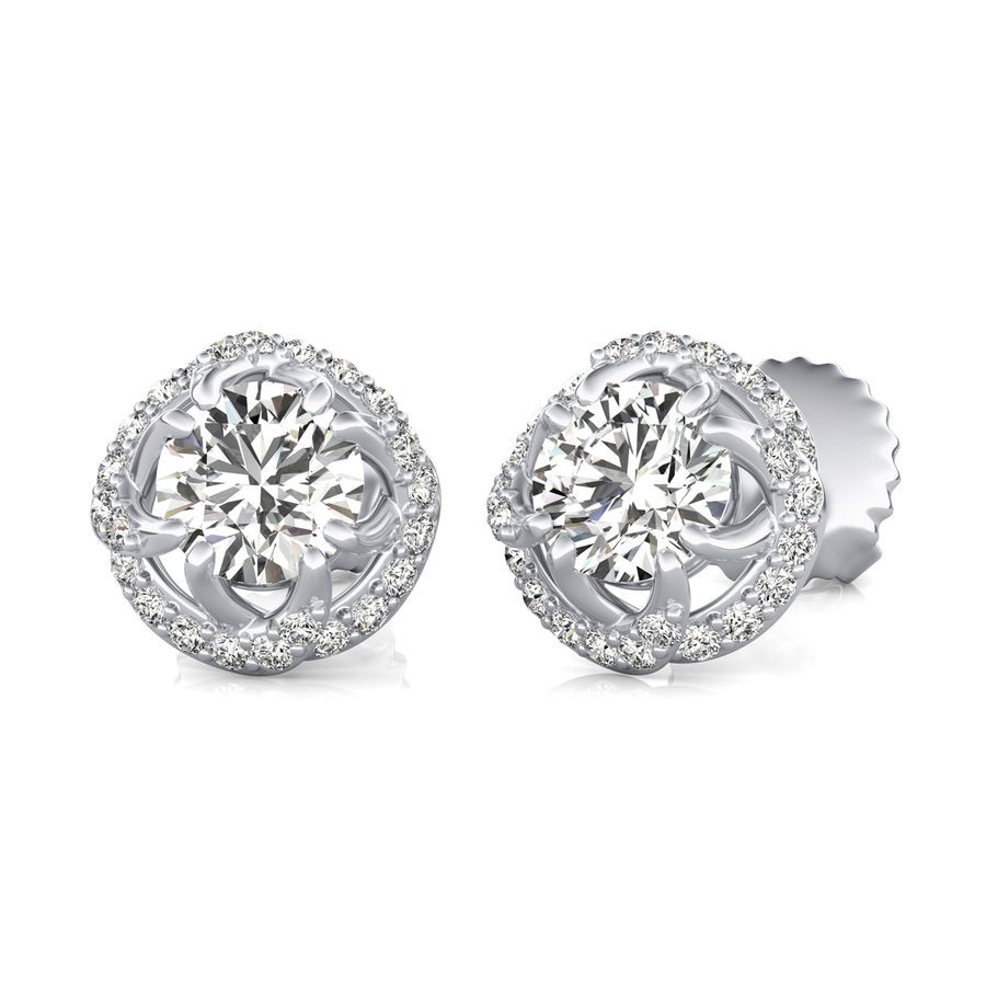 Halo Stud Earrings