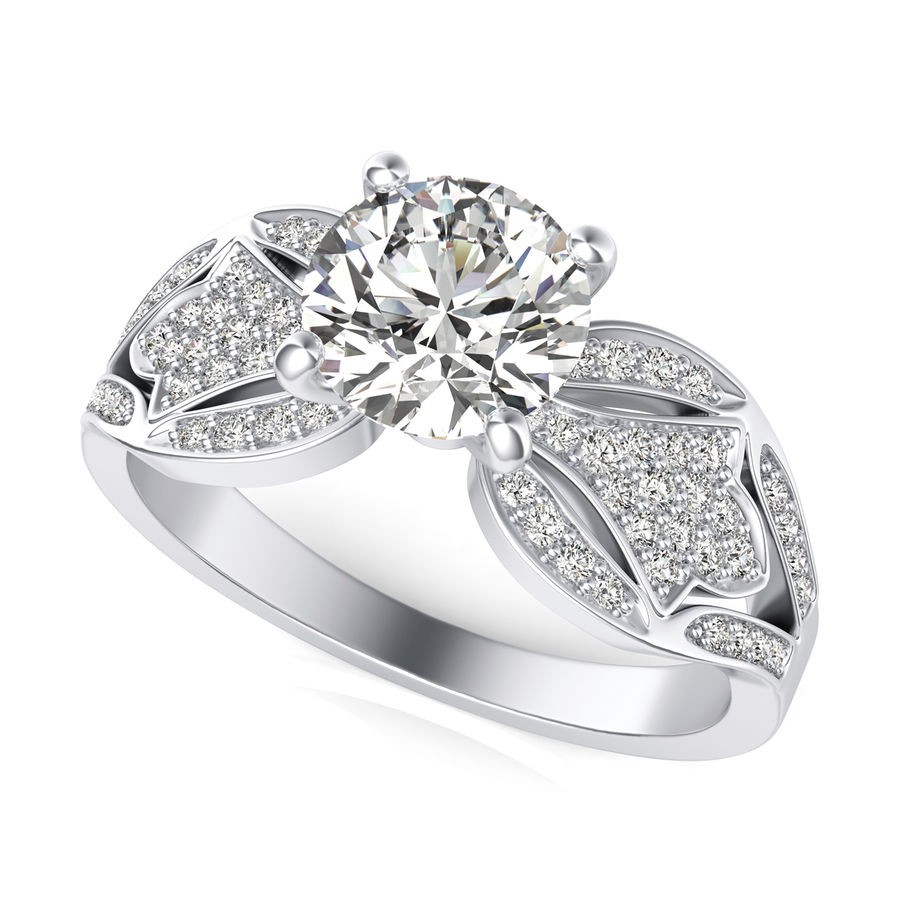 Art Deco Engagement Ring