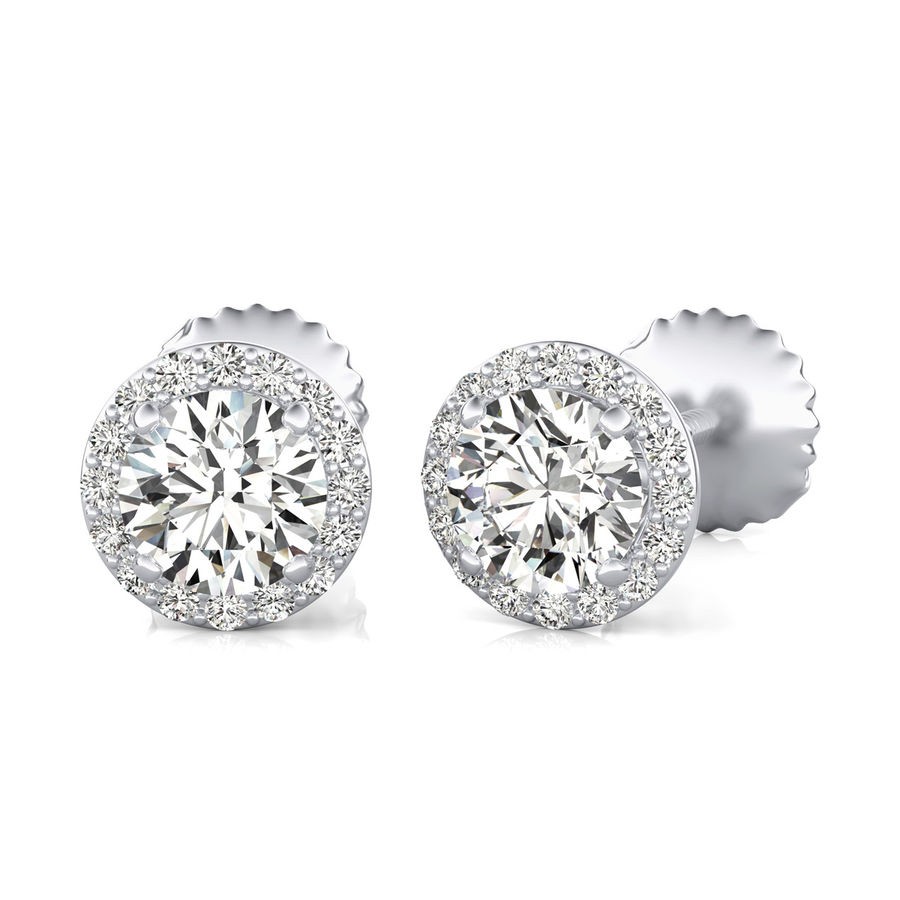 Halo Stud Earrings