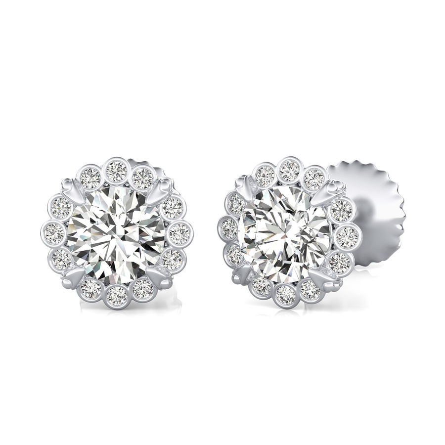 Halo Stud Earrings
