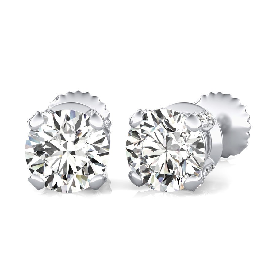 Basket Stud Earrings 