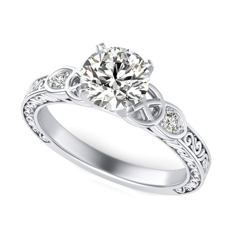 Filigree Engagement Ring