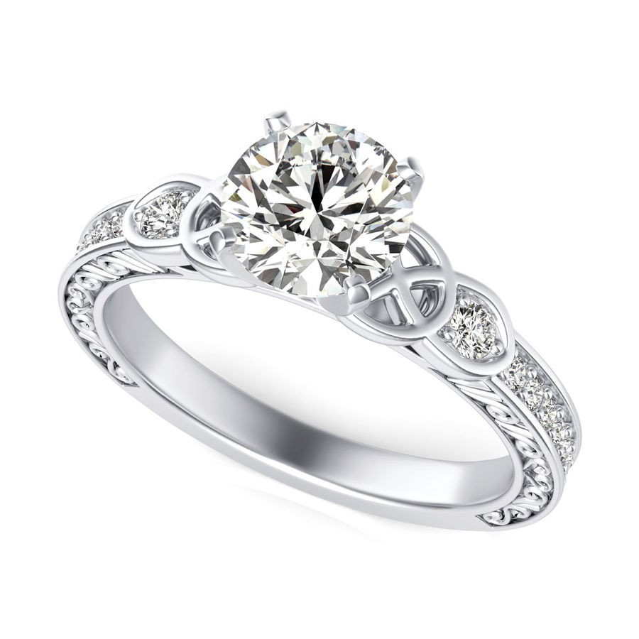 Filigree Engagement Ring