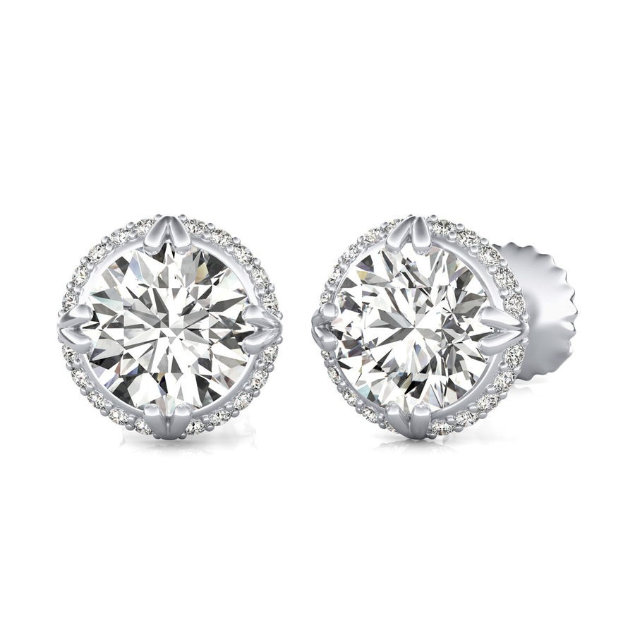 Halo Stud Earrings