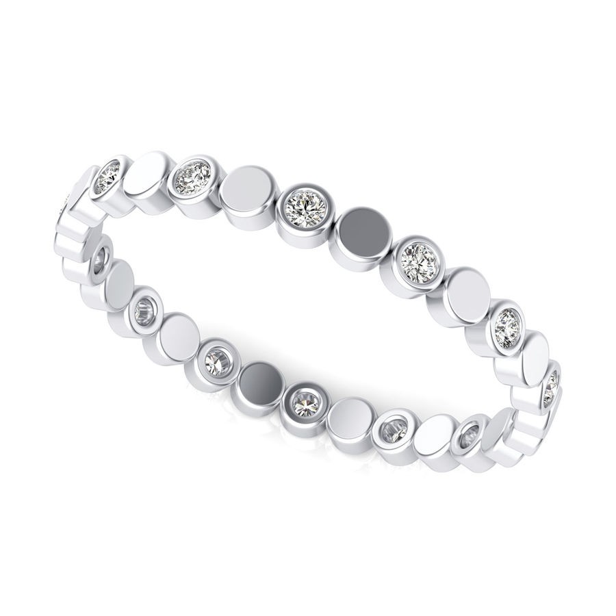 Bezel Eternity Band