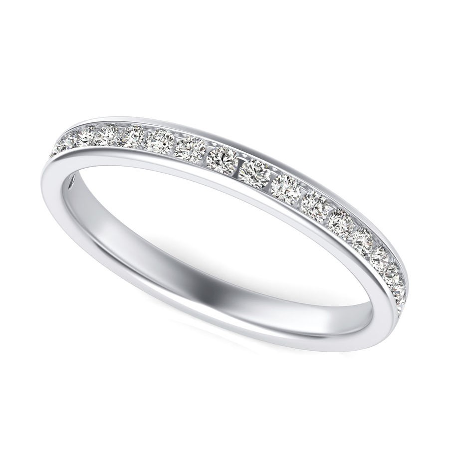 Channel Half Eternity Band