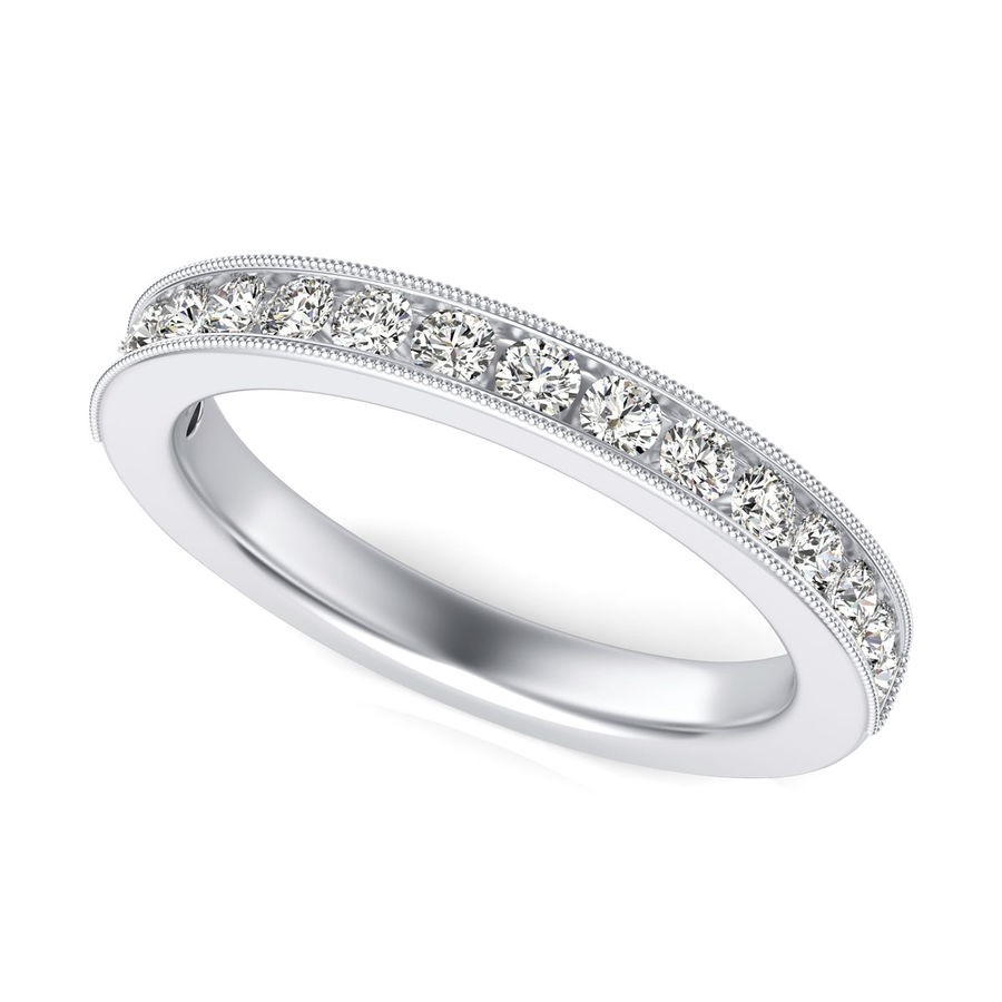 Channel Half Eternity Band