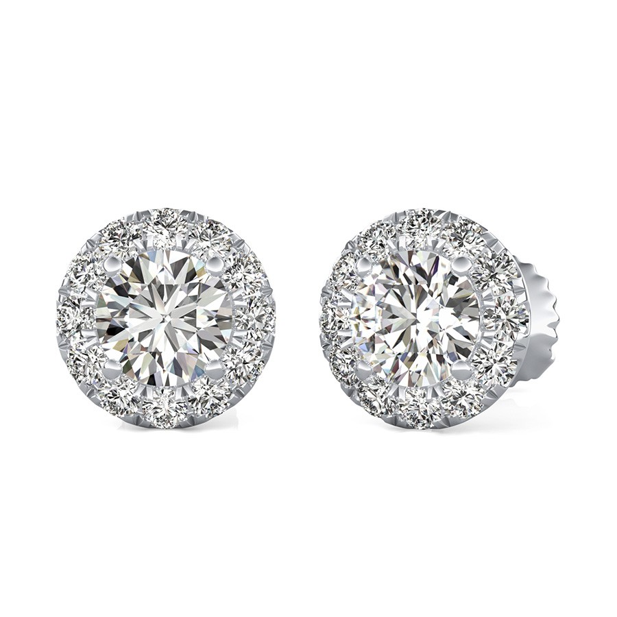 Classic Halo Earrings