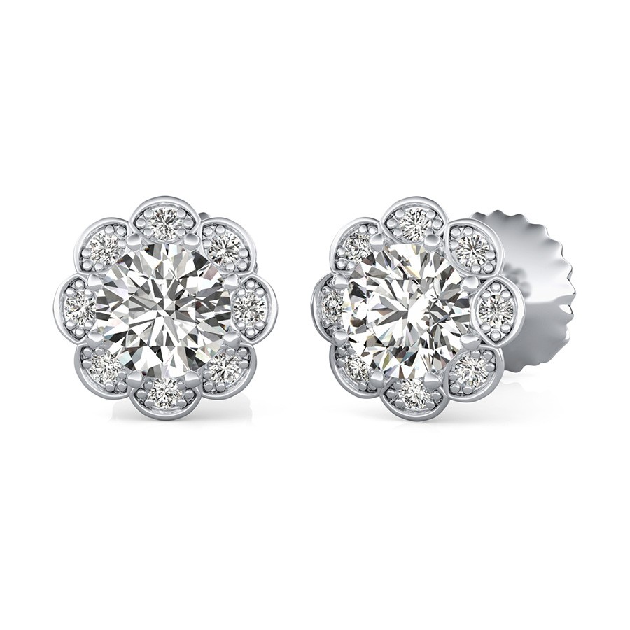 Flower Halo Earrings