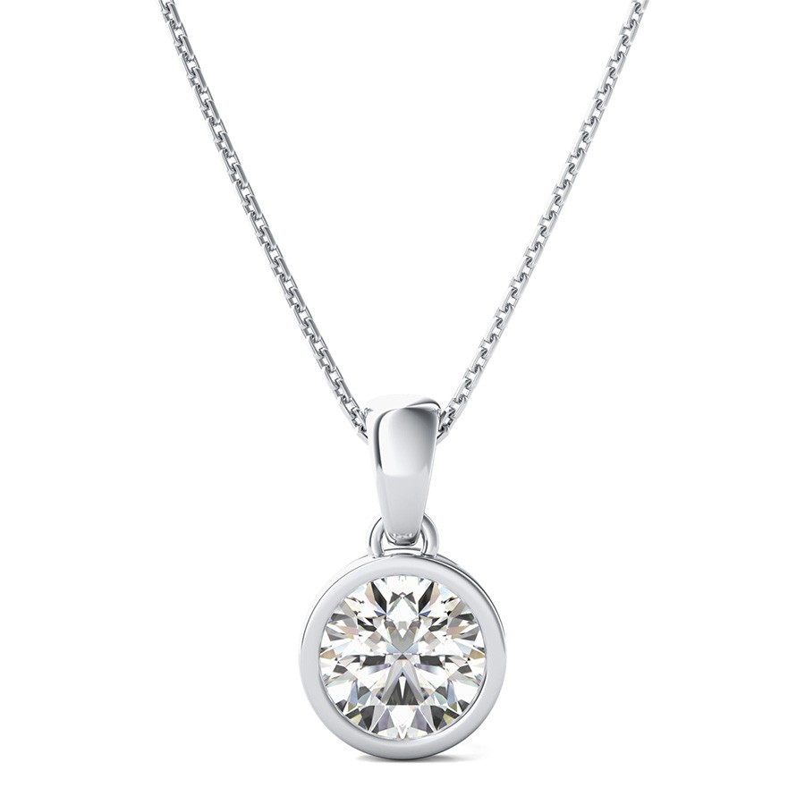 Bezel Solitaire Pendant 