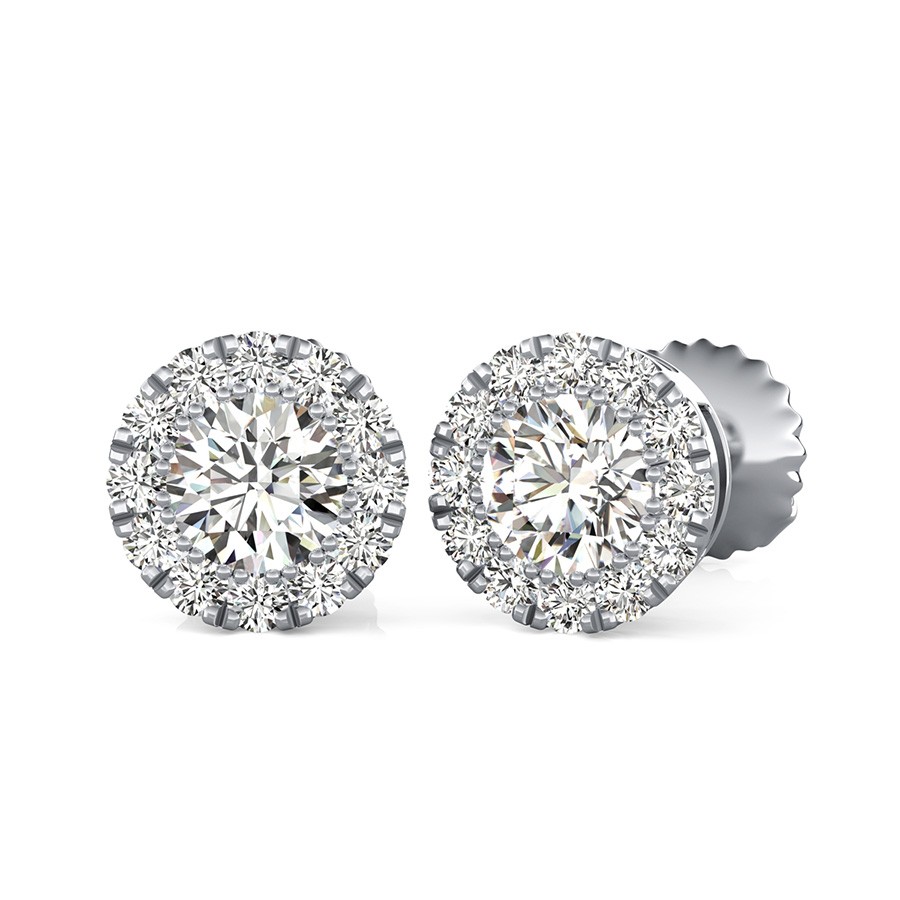 Classic Halo Earrings