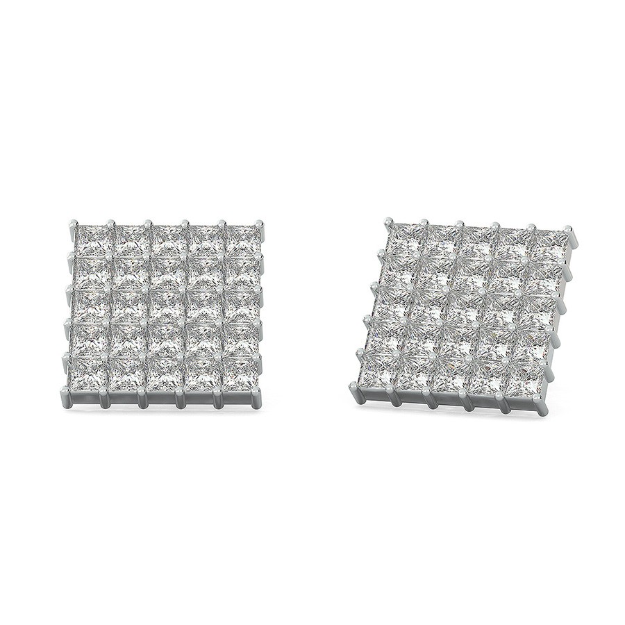 5x5 Cluster Earrings