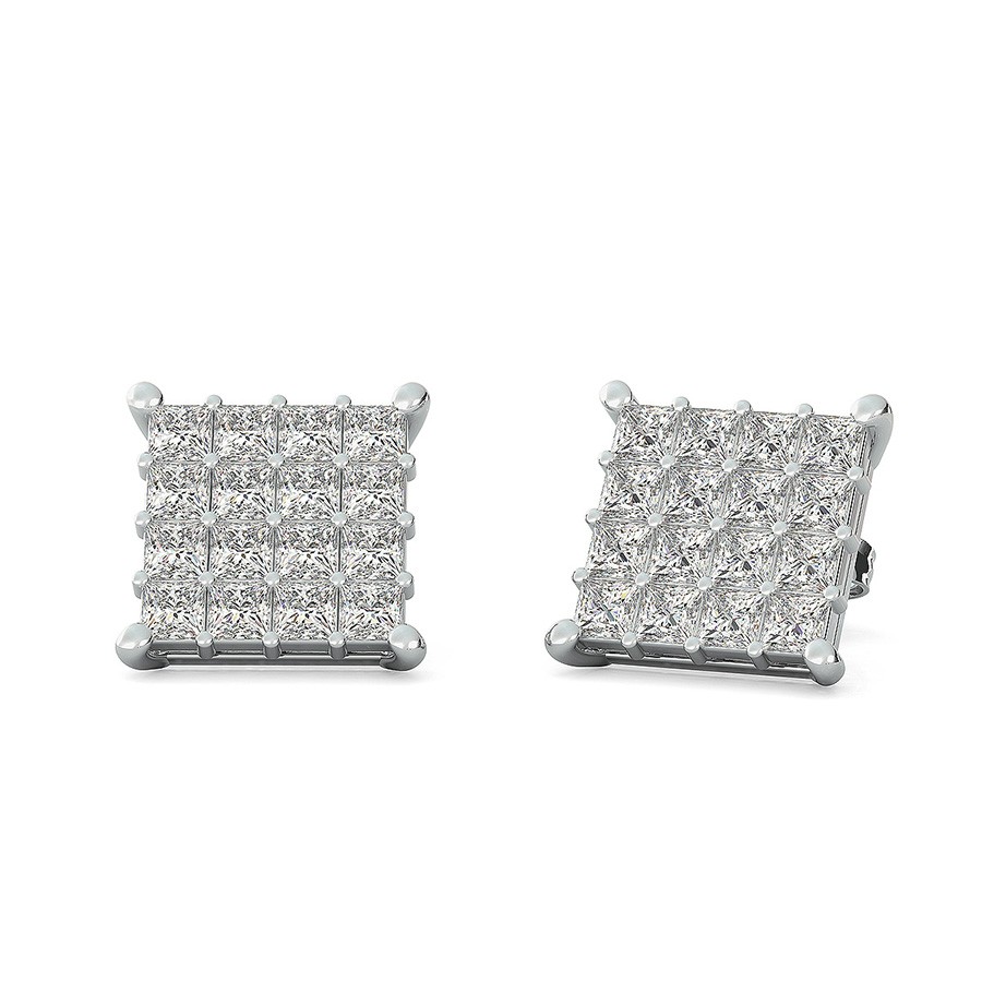 4x4 Classic Cluster Earrings