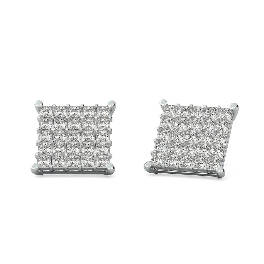 5x5 Classic Cluster Earrings