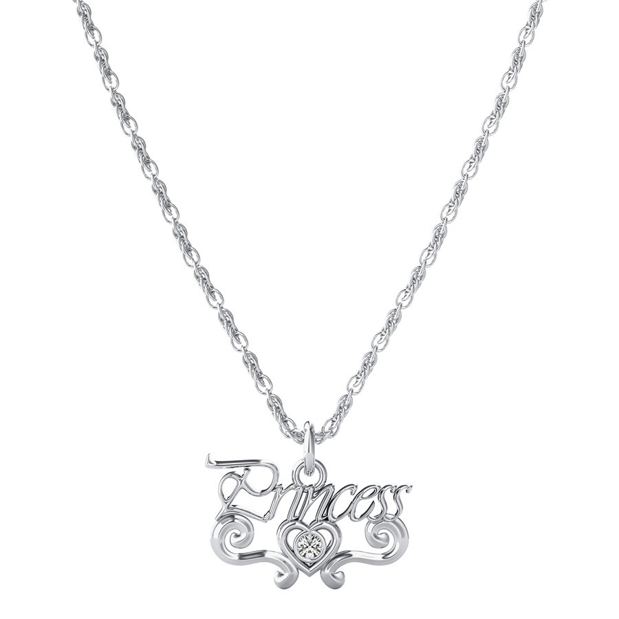 "Princess" Heart Pendant