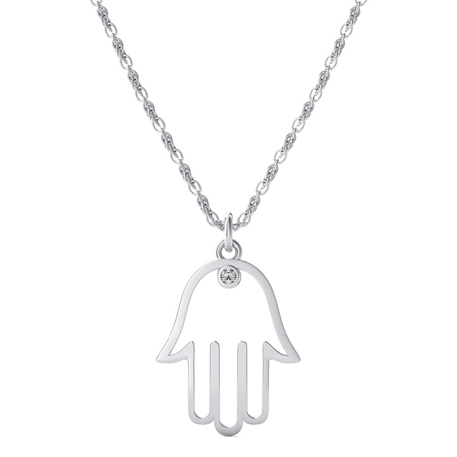 Hamsa Cut Through Pendant