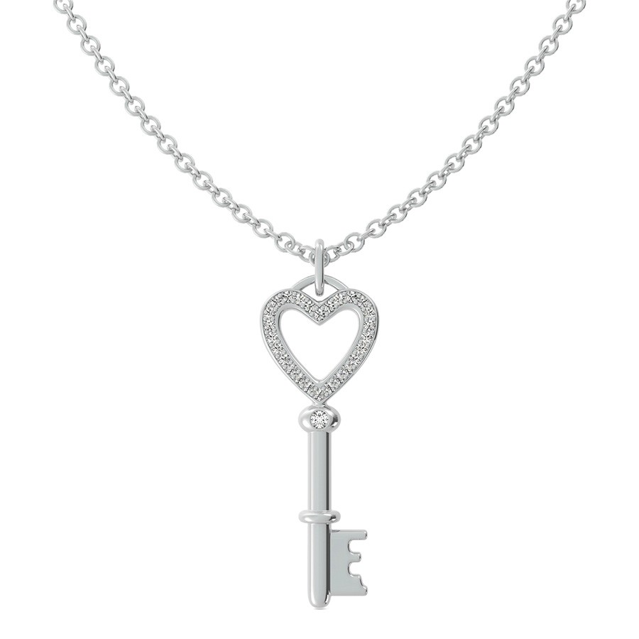 Heart Key Pendant