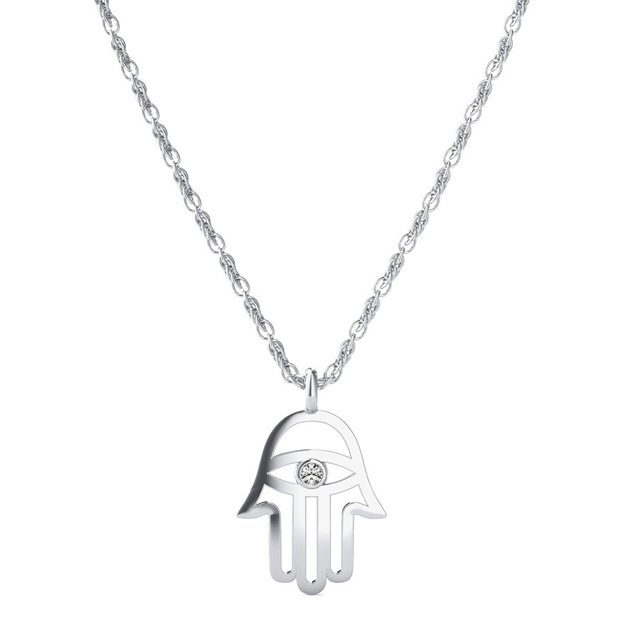Hamsa Eye Cut Through Pendant