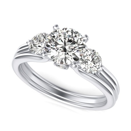 Three Stone Engagement Ring