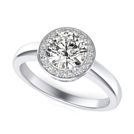 Halo Engagement Ring
